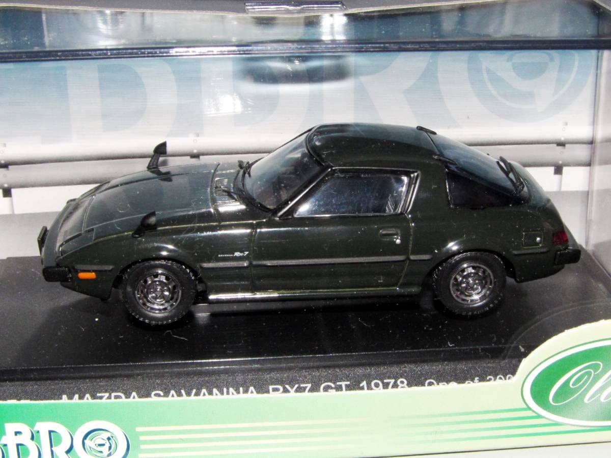 Amazon | □エブロ 1/43【マツダ サバンナ RX-7 GT 1978 (グリーン